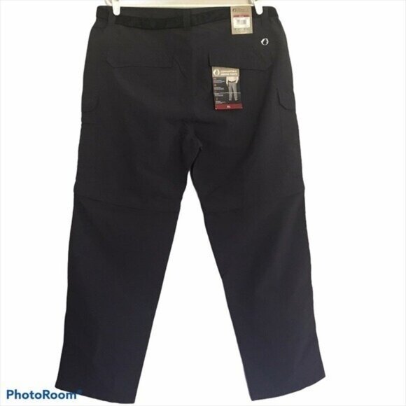 NWT The American Outdoorsman Men Convertible Hiking Pant XXL Navy Sun Protection - Picture 2 of 13